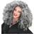 Widmann Witch wig Grey