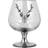 English Pewter Stag Drink Glass 41cl