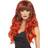 Smiffys Siren Wig Red Black