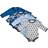 Pippi Long Sleeved Bodystockings 4-pack - Blue (3819-725)