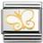 Nomination Composable Classic Link Butterfly Charm - Silver/Gold/White