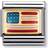 Nomination Composable Classic Link USA Flag Charm - Silver/Gold/Red/Blue