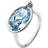 Georg Jensen Savannah Medium Ring - Silver/Topaz