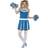 Smiffys Cheerleader Costume Blue