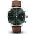 About Vintage 1815 Chronograph Steel/Green Sunray