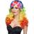 Smiffys Rainbow Curl Wig