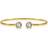 Caroline Svedbom Classic Brass Gold Plated Bracelet w. Swarovski Crystal