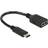 DeLock SuperSpeed 3.1 Gen.1 USB A - USB C Adapter M-F 0.2m