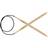 Knitpro Basix Birch Fixed Circular Needles 100cm 6mm