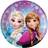 Disney Plates Frost Blue 8-pack