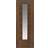 JB Kind Mistral Walnut Glazed Pre-finished Interior Door Clear Glass (83.8x198.1cm)