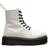 Dr. Martens Jadon Boot Smooth Leather Platforms - White