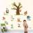 Walplus Extra Large Animals Tree Wall Decal