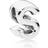 Pandora Letter S Silver Charm - Silver