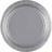 Amscan Plates Round Silver 8-pack