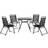 Beliani Livo Patio Dining Set, 1 Table incl. 4 Chairs