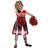Smiffys Zombie Cheerleader Costume Red