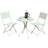 Rowlinson Havana Lattice Bistro Bistro Set, 1 Table incl. 2 Chairs