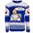 Numskull Star Wars Princess Leia Christmas Jumper Unisex - Blue/White