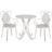 Beliani Cilento Bistro Set, 1 Table incl. 2 Chairs