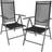 tectake 2 aluminium garden chairs Garden Dining Chair