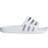 Adidas Kid's Adilette Aqua - Cloud White/Silver Metallic/Cloud White