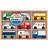 Melissa & Doug Wooden Town Vehicles Set