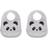 Liewood Tilda Silicone Bib 2-pack Panda Dumbo Grey