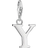 Thomas Sabo Charm Club Letter Y Charm Pendant - Silver