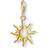 Thomas Sabo Charm Club Sun Charm Pendent - Gold/Pearl