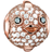 Thomas Sabo Pufferfish Bead Charm - Rose Gold/White