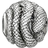 Thomas Sabo Snake Bead Charm - Silver/Black