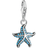 Thomas Sabo Charm Club Starfish Charm Pendant - Silver/Turquoise