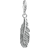 Thomas Sabo Charm Club Feather Pendant Charm - Silver