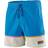 Patagonia Stretch Wavefarer Volley Shorts 16'' - Bottom Leg Stripe/Joya Blue