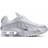 Nike Shox R4 GS - White/Metallic Silver/Bright Crimson/Metallic Silver