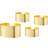 Dorre Svea Gold Plated Napkin Ring 6pcs