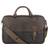 Barbour Wax Leather Briefcase - Olive