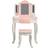 Teamson Kids Fashion Twinkle Star Prints Gisele Play Vanity Set