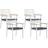 Beliani Cavoli 4-pack Garden Dining Chair