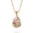 Caroline Svedbom Mini Drop Necklace - Gold/Silk