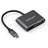 StarTech USB C-DisplayPort/VGA M-F 0.1m