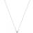 Swarovski Attract Square Necklace - Rose Gold/Tranparent