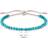 Thomas Sabo Cloverleaf Bracelet - Beige/Silver/Turquoise