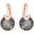 Swarovski Bella V Pierced Earrings - Rose Gold/Grey/Transparent