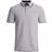 Jack & Jones Classic Polo Shirt - Grey/Light Grey Melange