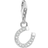 Thomas Sabo Charm Club Horseshoe Charm - Silver/White