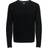 Only & Sons Texture Knitted Pullover - Black/Black
