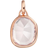 Monica Vinader Siren Medium Bezel Charm Pendant - Rose Gold/Quartz