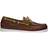 Sebago Trickey Leather Boat - Cuio/Green Military